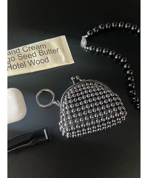 Didot.showroom(ディドット ショールーム)の「【DIDOT.】メタルメッシュがま口キーリング(コインケース・レディース・シルバー/ゴールド/ブラック・FREE)」の4枚目の写真