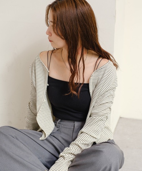 kastane パット付きキャミソール　2枚 Kastane キャミソール カップ付きブラキャミ : ZOZOTOWN Yahoo