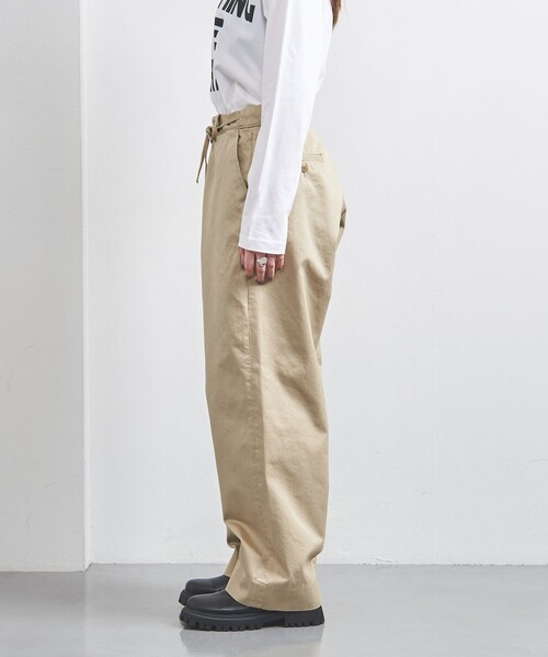 FILL THE BILL(フィルザビル)の「【別注】<FILL THE BILL>チノパンツ(チノパンツ・レディース・ベージュ・2/1)」の4枚目の写真