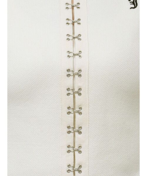 jouetie（ジュエティ）の「フロントホックカーディガン（カーディガン/ボレロ・レディース・アイボリー/ブラック/ブルー・MEDIUM）」の10枚目の写真