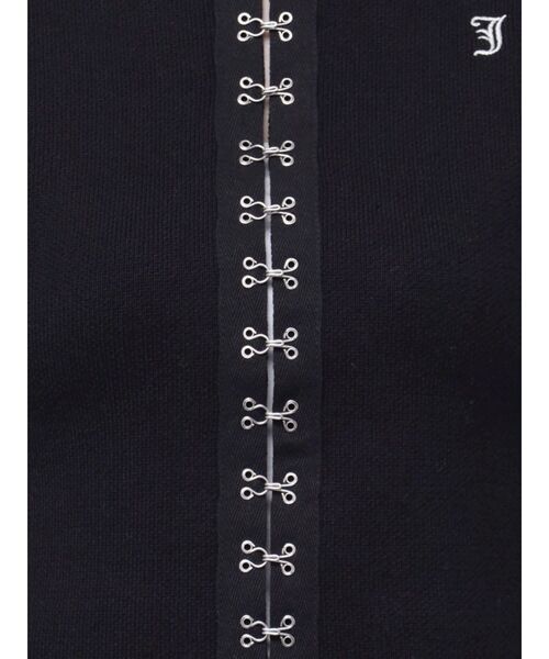 jouetie（ジュエティ）の「フロントホックカーディガン（カーディガン/ボレロ・レディース・アイボリー/ブラック/ブルー・MEDIUM）」の9枚目の写真