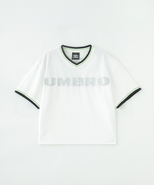 UMBRO(アンブロ)の「(UMBRO×ROSE BUD)GAME T-SHIRT(Tシャツ/カットソー・レディース・ホワイト/ブラック・ONE SIZE)」の1枚目の写真