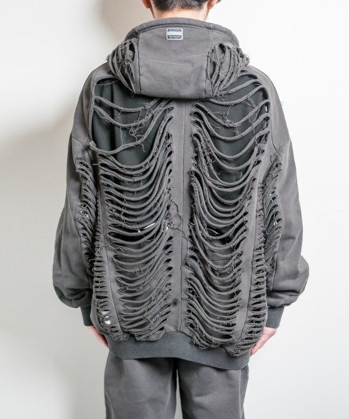DESTROY HOODIE-VEIN(デストロイフーディー ヴェイン) スケルトン