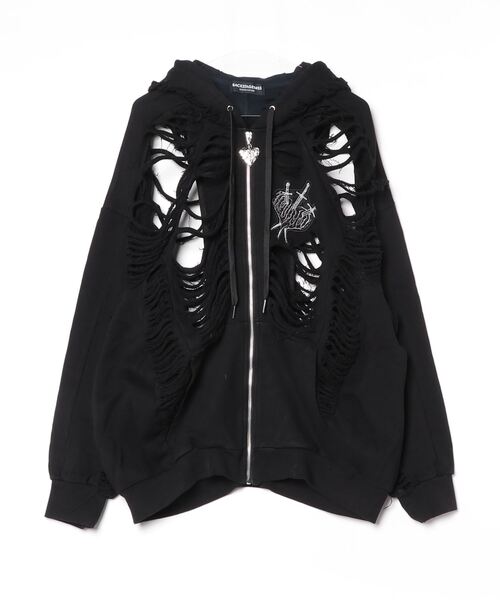 DESTROY HOODIE-VEIN(デストロイフーディー ヴェイン) スケルトン