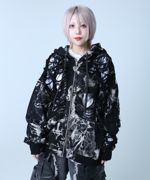 セール】DESTROY HOODIE-VEIN(デストロイフーディー ヴェイン