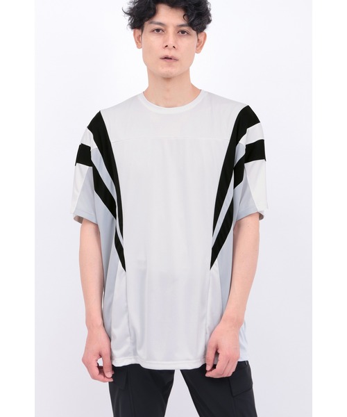 TORNADO MART(トルネードマート)の「TORNADO MART∴バイカラードルマンカットソー(Tシャツ/カットソー・メンズ・ブラック/ホワイト・M/L/LL)」の1枚目の写真