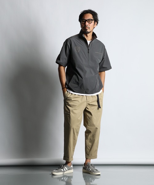 The DUFFER of ST.GEORGE（ザダファーオブセントジョージ）の「TECH OX STRETCH CAMPING PANTS：オックスストレッチ キャンピングパンツ（チノパンツ・メンズ・ベージュ/ブラウン・X-LARGE/LARGE/MEDIUM/SMALL）」の6枚目の写真