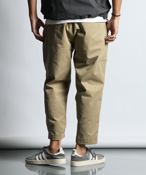 The DUFFER of ST.GEORGE（ザダファーオブセントジョージ）の「TECH OX STRETCH CAMPING PANTS：オックスストレッチ キャンピングパンツ（チノパンツ・メンズ・ベージュ/ブラウン・X-LARGE/LARGE/MEDIUM/SMALL）」の9枚目の写真
