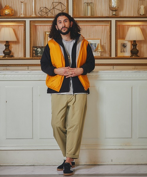 The DUFFER of ST.GEORGE（ザダファーオブセントジョージ）の「TECH OX STRETCH CAMPING PANTS：オックスストレッチ キャンピングパンツ（チノパンツ・メンズ・ベージュ/ブラウン・X-LARGE/LARGE/MEDIUM/SMALL）」の7枚目の写真