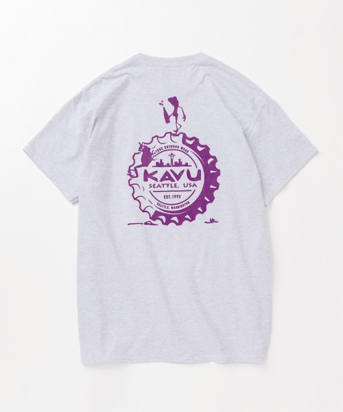 KAVU(カブー)の「KAVU/カブー Crown Frog Tee/クラウンフロッグティー(Tシャツ/カットソー・メンズ・ライトグリーン/アッシュグレー/ナチュラル/ダークグリーン・X-LARGE/MEDIUM/LARGE)」の5枚目の写真