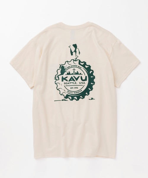 KAVU(カブー)の「KAVU/カブー Crown Frog Tee/クラウンフロッグティー(Tシャツ/カットソー・メンズ・ライトグリーン/アッシュグレー/ナチュラル/ダークグリーン・X-LARGE/MEDIUM/LARGE)」の10枚目の写真