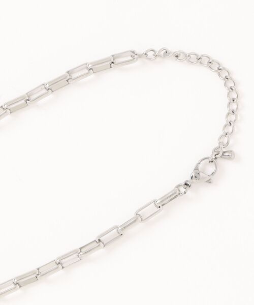 LOWRYS FARM（ローリーズファーム）の「ステンレス２ハートトップネックレス　 323545（ネックレス・レディース・グレー/ベージュ・FREE）」の6枚目の写真