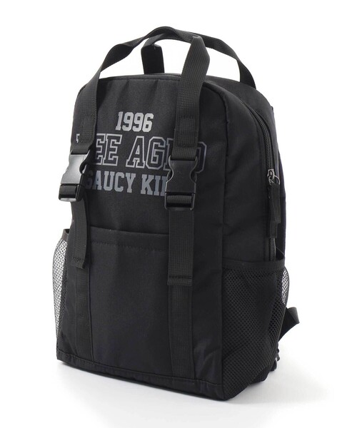 WASK（ワスク）の「カレッジロゴプリントテープリュック(M~L)（バックパック/リュック・キッズ・ベージュ/ブラック・L/M）」の8枚目の写真