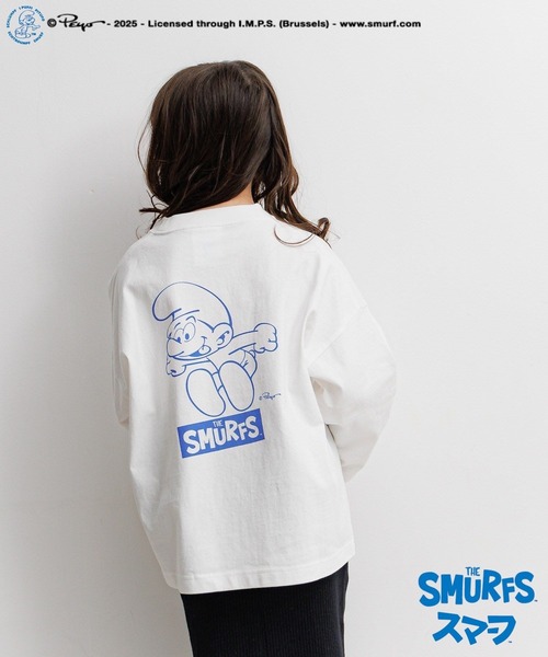 BAYFLOW(ベイフロー)の「【THE SMURFS/スマーフ】プリント長袖Tシャツ(KIDS)(Tシャツ/カットソー・キッズ・ブルー/ホワイト/チャコール・110cm/140cm/130cm/150cm/120cm)」の4枚目の写真