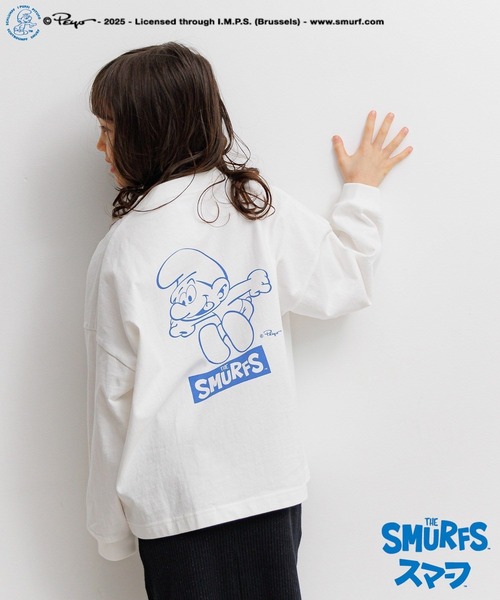 BAYFLOW(ベイフロー)の「【THE SMURFS/スマーフ】プリント長袖Tシャツ(KIDS)(Tシャツ/カットソー・キッズ・ブルー/ホワイト/チャコール・110cm/140cm/130cm/150cm/120cm)」の5枚目の写真