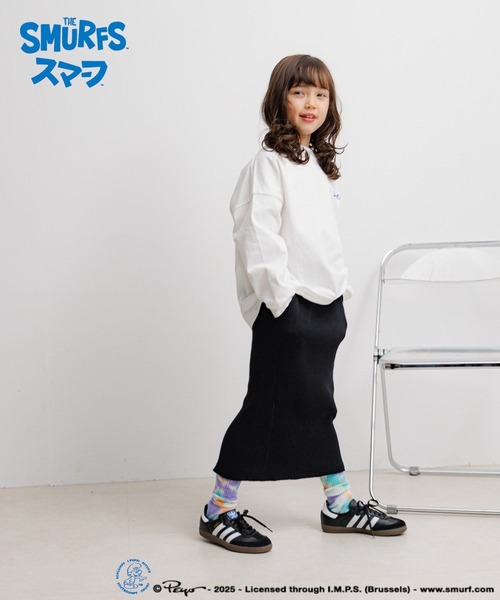 BAYFLOW(ベイフロー)の「【THE SMURFS/スマーフ】プリント長袖Tシャツ(KIDS)(Tシャツ/カットソー・キッズ・ブルー/ホワイト/チャコール・110cm/140cm/130cm/150cm/120cm)」の7枚目の写真