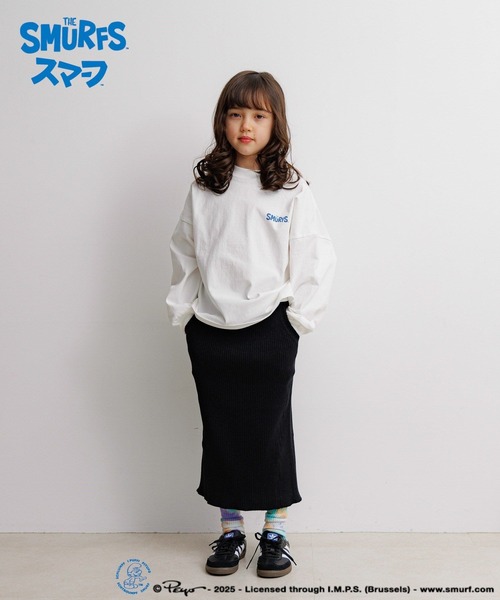 BAYFLOW(ベイフロー)の「【THE SMURFS/スマーフ】プリント長袖Tシャツ(KIDS)(Tシャツ/カットソー・キッズ・ブルー/ホワイト/チャコール・110cm/140cm/130cm/150cm/120cm)」の9枚目の写真