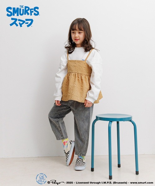 BAYFLOW(ベイフロー)の「【THE SMURFS/スマーフ】プリント長袖Tシャツ(KIDS)(Tシャツ/カットソー・キッズ・ブルー/ホワイト/チャコール・110cm/140cm/130cm/150cm/120cm)」の15枚目の写真