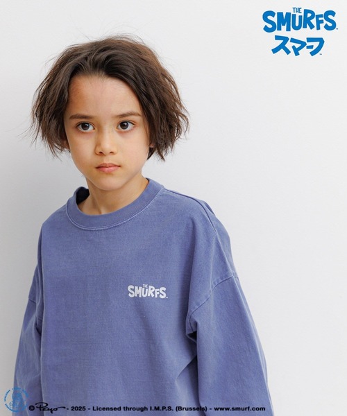 BAYFLOW(ベイフロー)の「【THE SMURFS/スマーフ】プリント長袖Tシャツ(KIDS)(Tシャツ/カットソー・キッズ・ブルー/ホワイト/チャコール・110cm/140cm/130cm/150cm/120cm)」の18枚目の写真