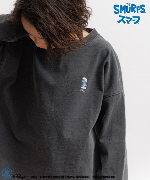 BAYFLOW(ベイフロー)の「【THE SMURFS/スマーフ】プリント長袖Tシャツ(KIDS)(Tシャツ/カットソー・キッズ・ブルー/ホワイト/チャコール・110cm/140cm/130cm/150cm/120cm)」の21枚目の写真