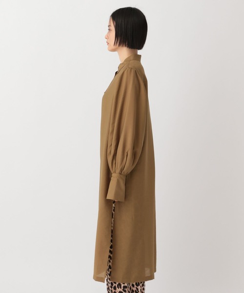 A part by（アパートバイ）の「シアーシャツワンピース（シャツワンピース・レディース・キャメル/アイボリー/ピンク系その他4・FREE）」の20枚目の写真