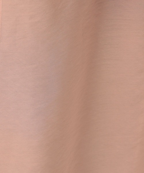 A part by（アパートバイ）の「シアーシャツワンピース（シャツワンピース・レディース・キャメル/アイボリー/ピンク系その他4・FREE）」の8枚目の写真