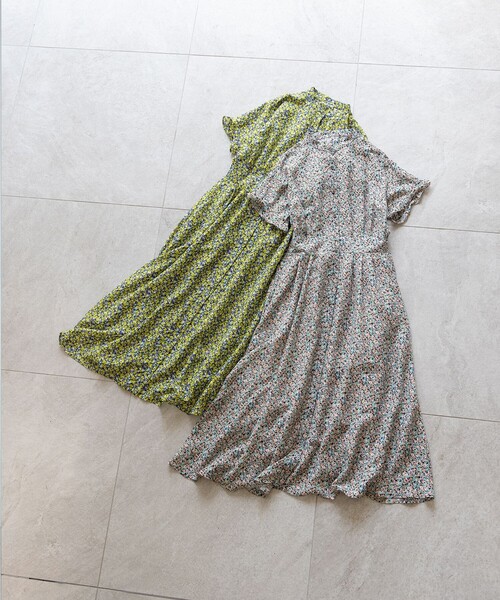 フラワープリント ワンピース　組曲 v_D01VG9_02.jpg?$itemSlide$