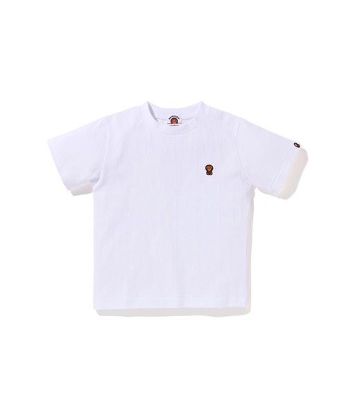 A BATHING APE(アベイシングエイプ)の「BACK BANANA ONE POINT TEE(Tシャツ/カットソー・キッズ・レッド/ホワイト/ブラック/サックスブルー・120/130/100/110/140/90)」の2枚目の写真