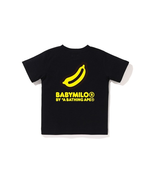 A BATHING APE(アベイシングエイプ)の「BACK BANANA ONE POINT TEE(Tシャツ/カットソー・キッズ・レッド/ホワイト/ブラック/サックスブルー・120/130/100/110/140/90)」の6枚目の写真