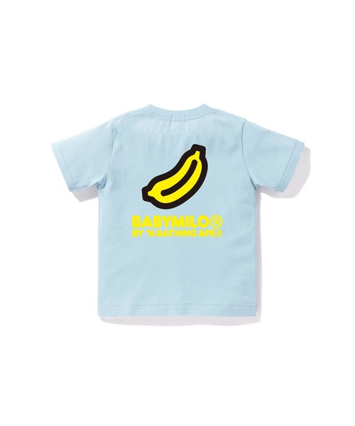 A BATHING APE(アベイシングエイプ)の「BACK BANANA ONE POINT TEE(Tシャツ/カットソー・キッズ・レッド/ホワイト/ブラック/サックスブルー・120/130/100/110/140/90)」の7枚目の写真