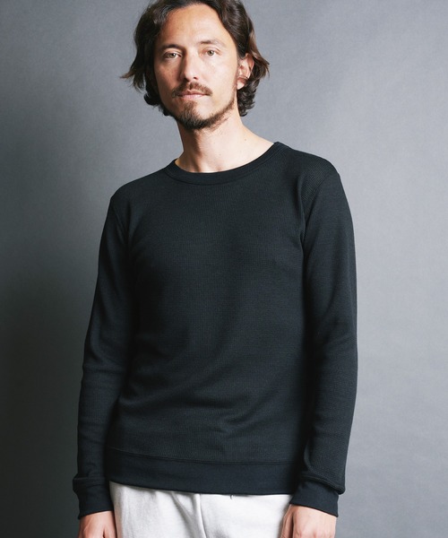 ストラム　リサイクル ウール テディーフリース クルーネック ロングスリーブ T リサイクル ウール テディーフリース クルーネック ロング