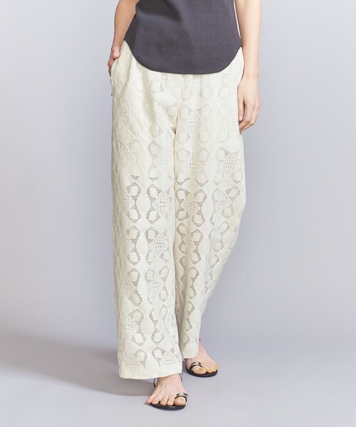 新品未使用　BEAUTY&YOUTH レースパンツ BEAUTY＆YOUTH UNITED ARROWS パンツ 「WEB限定」裾レース