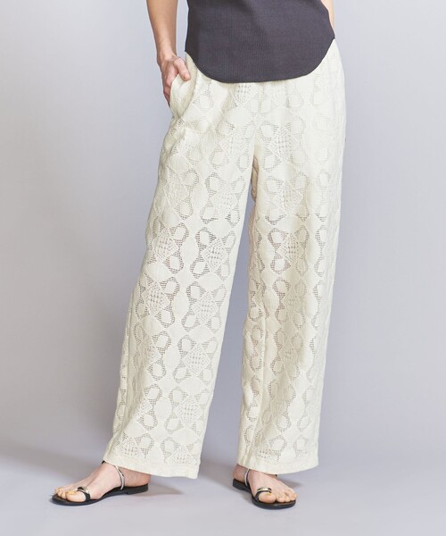 BEAUTY&YOUTH コットンナイロンレースパンツ　ビューティ＆ユース BEAUTY&YOUTH UNITED ARROWS（ビューティーアンドユース