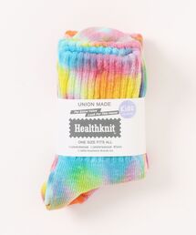 Healthknit | 「kidsサイズ」Healthknit（ヘルスニット）タイダイ柄ソックス2P/子供靴下(ソックス/靴下)