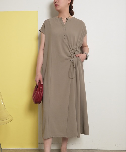 ワンピース KME ドロストアシメワンピース Palm Riche│Eimee Law & LHELBIE 公式