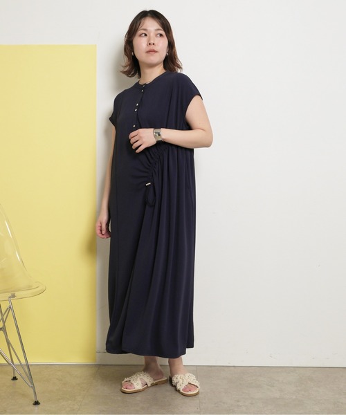 ドロストアシメワンピース Palm Riche│Eimee Law & LHELBIE