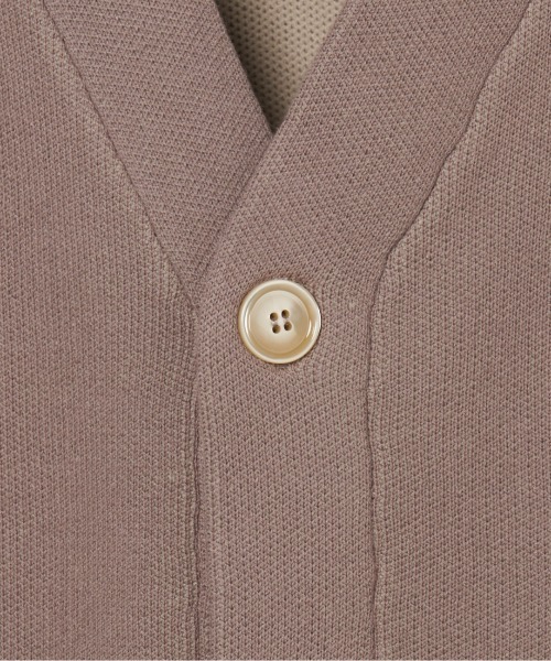 HELIOPOLE(エリオポール)の「J.J.Mercer V CARDIGAN(カーディガン/ボレロ・レディース・ライトグレー/ダークブラウン・FREE)」の10枚目の写真