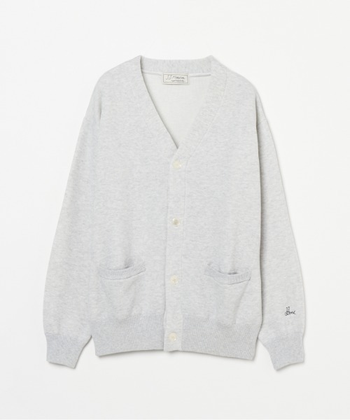 HELIOPOLE(エリオポール)の「J.J.Mercer V CARDIGAN(カーディガン/ボレロ・レディース・ライトグレー/ダークブラウン・FREE)」の3枚目の写真