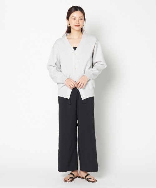 HELIOPOLE(エリオポール)の「J.J.Mercer V CARDIGAN(カーディガン/ボレロ・レディース・ライトグレー/ダークブラウン・FREE)」の15枚目の写真