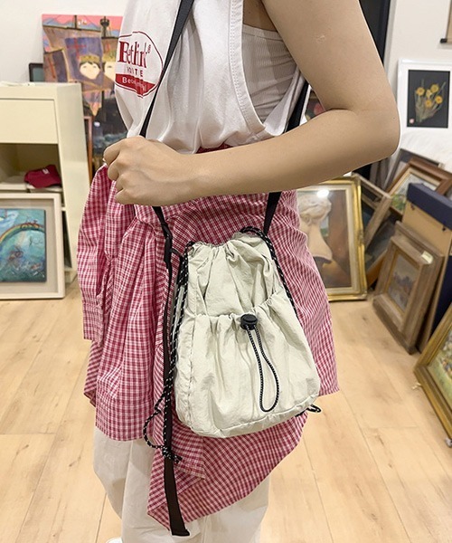 ナイロン巾着ミニショルダーバッグ（ショルダーバッグ）｜Ressaca