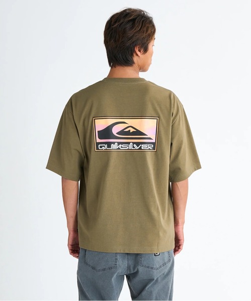 セール】GRADIENT BOX ST /クイックシルバーバックプリント半袖Tシャツ