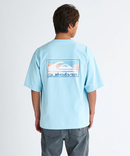 Quiksilver(クイックシルバー)の「GRADIENT BOX ST /クイックシルバーバックプリント半袖Tシャツ(Tシャツ/カットソー・メンズ・ホワイト/ブラック/グリーン/ミント・MEDIUM/SMALL/LARGE/X-LARGE)」の4枚目の写真