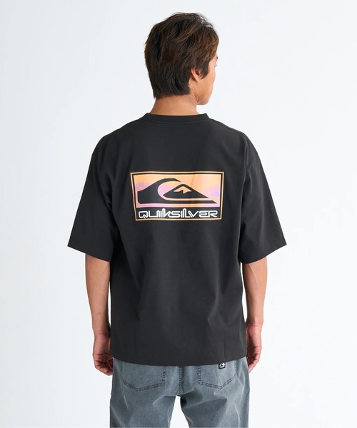 Quiksilver(クイックシルバー)の「GRADIENT BOX ST /クイックシルバーバックプリント半袖Tシャツ(Tシャツ/カットソー・メンズ・ホワイト/ブラック/グリーン/ミント・MEDIUM/SMALL/LARGE/X-LARGE)」の3枚目の写真