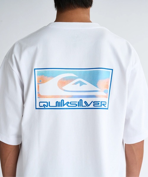 Quiksilver(クイックシルバー)の「GRADIENT BOX ST /クイックシルバーバックプリント半袖Tシャツ(Tシャツ/カットソー・メンズ・ホワイト/ブラック/グリーン/ミント・MEDIUM/SMALL/LARGE/X-LARGE)」の9枚目の写真