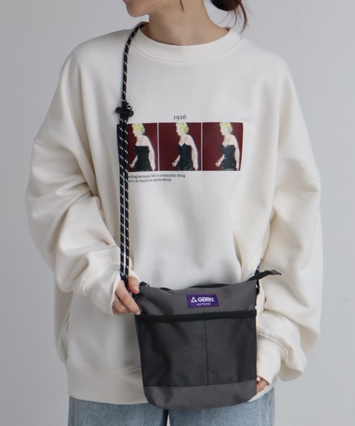 GERRY（ジェリー）の「【GERRY/ジェリー】サコッシュミニショルダー（ショルダーバッグ・メンズ・チャコール/ベージュ/ブラック/マルチ・FREE）」の20枚目の写真