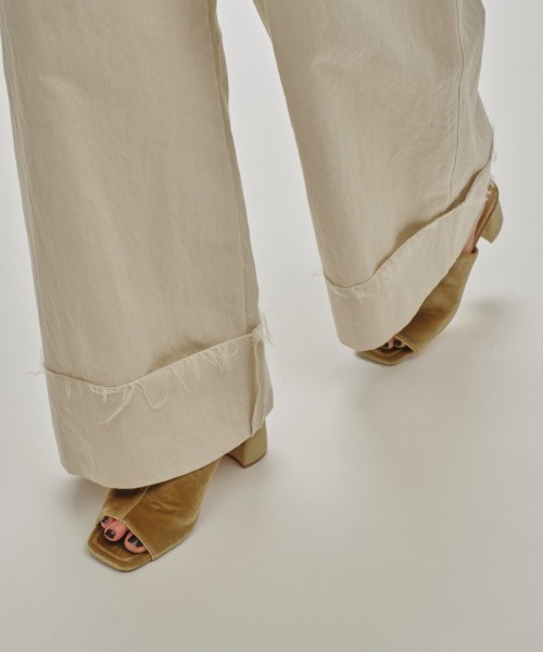 セール】Square Velour Sandals（サンダル）｜TODAYFUL