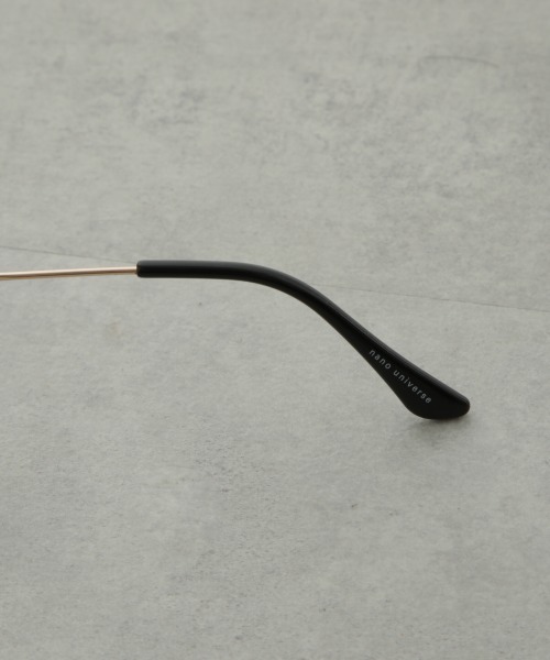 NANO universe(ナノユニバース)の「アイウェア/ボストン型 メタルフレーム 1(サングラス・メンズ・グレー/ブルー・FREE)」の10枚目の写真