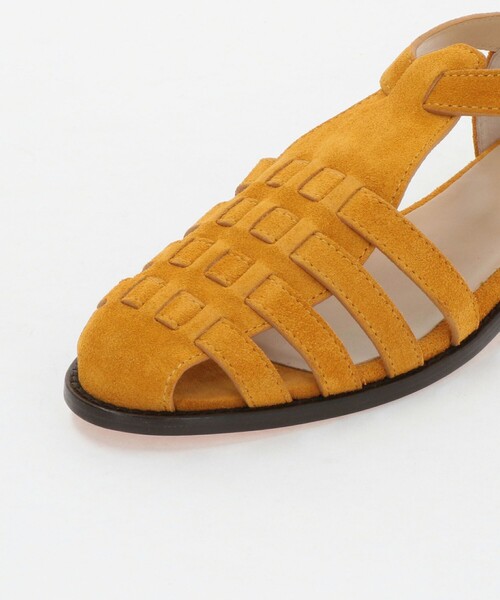 ＜Steven Alan＞スエード メッシュサンダル　グルカ　レザーメッシュ Steven Alan＞スエード メッシュサンダル グルカ レザーメッシュ