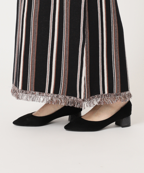 JOURNAL STANDARD（ジャーナルスタンダード）の「JQストライプワンピース（ワンピース・レディース・チャコールグレー/ブラック・FREE）」の7枚目の写真