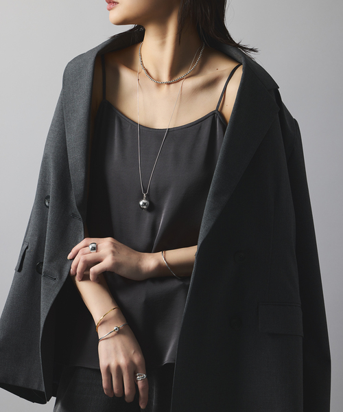 JOURNAL STANDARD（ジャーナルスタンダード）の「《追加2》【JSjewelry】S925 2wayボールチャームネックレス（ネックレス・レディース・シルバー・FREE）」の11枚目の写真